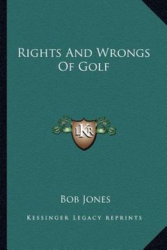 portada rights and wrongs of golf