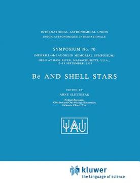 portada Be and Shell Stars (in English)