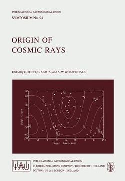 portada Origin of Cosmic Rays (en Inglés)