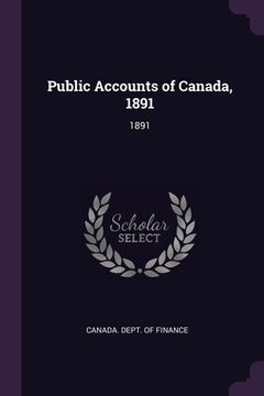portada Public Accounts of Canada, 1891: 1891