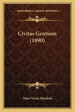 portada Civitas Gentium (1890) (en Italiano)