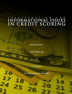 portada Specification and Informational Issues in Credit Scoring (en Inglés)