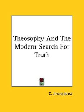 portada theosophy and the modern search for truth (in English)