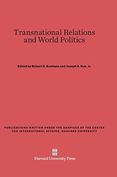 portada Transnational Relations and World Politics (en Inglés)