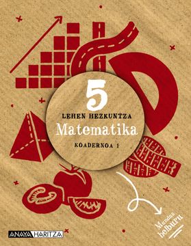 portada Matematika 5. Koadernoa 1. (in Basque)