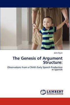 portada the genesis of argument structure (en Inglés)