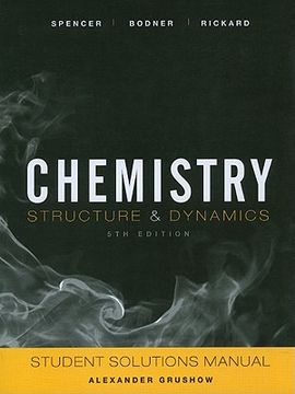 portada chemistry: structure and dynamics, student solutions manual, 5th edition