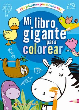 portada Mi Libro Gigante Para Colorear (Azul) (in Spanish)