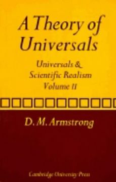 portada A Theory of Universals: Universals and Scientific Realism: A Theory of Universals v. 2 (Universals & Scientific Realism) (en Inglés)