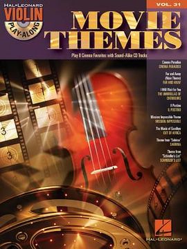 portada Movie Themes Violin Play-Along Volume 31 - Book/Online Audio [With CD (Audio)] (en Inglés)