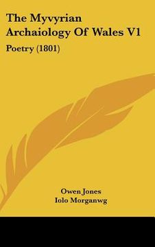 portada the myvyrian archaiology of wales v1: poetry (1801) (in English)