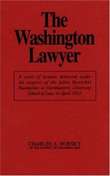 portada The Washington Lawyer (en Inglés)