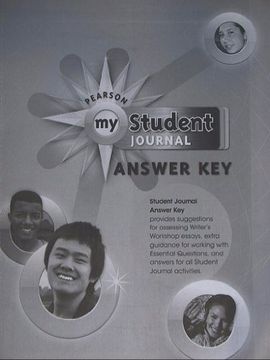 portada Pearson my Student Journal Answer Key, for my World Geography