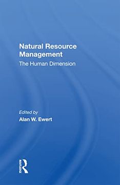 portada Natural Resource Management: The Human Dimension (en Inglés)
