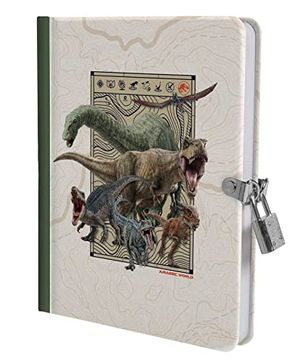 portada Jurassic World Invisible ink Lock & key Diary (in English)