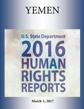 portada YEMEN 2016 HUMAN RIGHTS Report (en Inglés)
