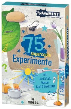 portada Phänomint 75 Supercoole Experimente mit Licht & Luft, Wasser, Kraft & Elektrizität (en Alemán)