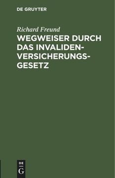 portada Wegweiser Durch das Invalidenversicherungsgesetz (in German)