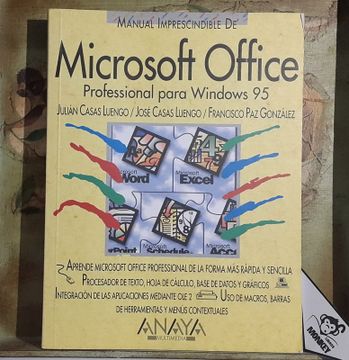 portada Manual Imprescindible Microsoft Office Professional Para Windows 95