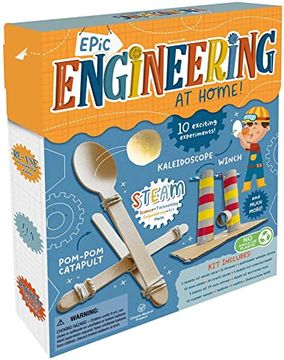 portada Epic Engineering at Home! Steam Craft Learning kit (en Inglés)
