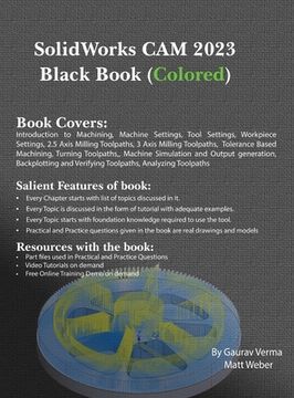 portada Solidworks cam 2023 Black Book (en Inglés)