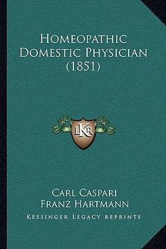 portada homeopathic domestic physician (1851) (en Inglés)