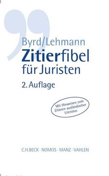 portada Zitierfibel für Juristen (en Alemán)