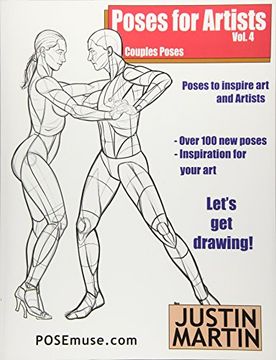 portada Poses for Artists Volume 4 - Couples Poses: An Essential Reference for Figure Drawing and the Human Form (Inspiring art and Artists) (en Inglés)