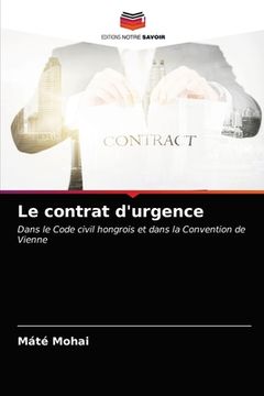 portada Le contrat d'urgence (en Francés)