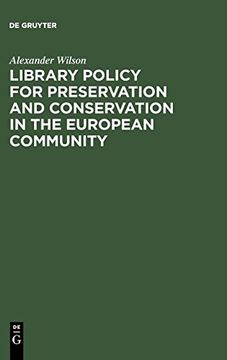 portada Library Policy for Preservation and Conservation in the European Community (en Inglés)