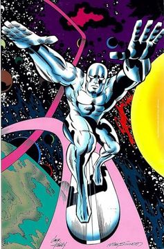 portada Mighty Marvel Masterworks: The Silver Surfer Vol. 1 - the Sentinel of the Spaceways (en Inglés)