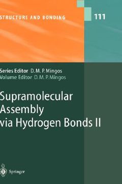 portada supramolecular assembly via hydrogen bonds ii (en Inglés)