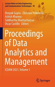portada Proceedings of Data Analytics and Management: Icdam 2021, Volume 1 (en Inglés)