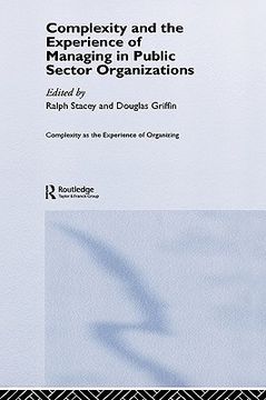 portada complexity and the experience of managing in public sector organizations