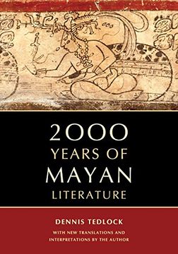 portada 2000 Years of Mayan Literature (en Inglés)