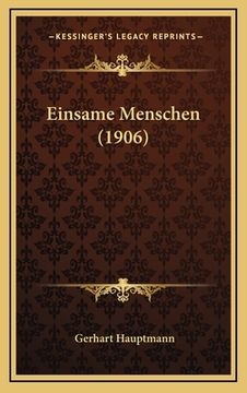 portada Einsame Menschen (1906) (en Alemán)