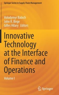 portada Innovative Technology at the Interface of Finance and Operations: Volume I 