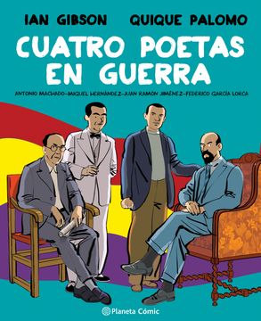 portada Cuatro Poetas en Guerra (Novela Grafica)