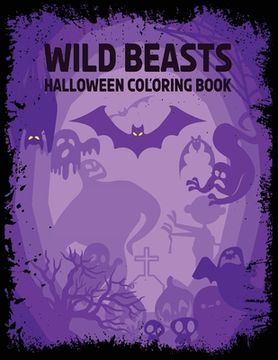 portada Wild Beasts: Halloween coloring book (en Inglés)