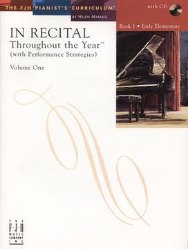 portada In Recital(r) Throughout the Year, Vol 1 Bk 1: With Performance Strategies (en Inglés)
