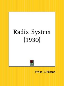 portada radix system (in English)