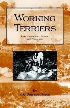 portada working terriers - their management, training and work, etc. (history of hunting series -terrier dogs) (in English)