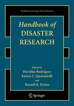 portada Handbook of Disaster Research (Handbooks of Sociology and Social Research) (en Inglés)