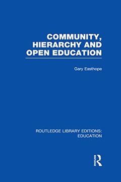 portada Community, Hierarchy and Open Education (Rle edu l) (en Inglés)