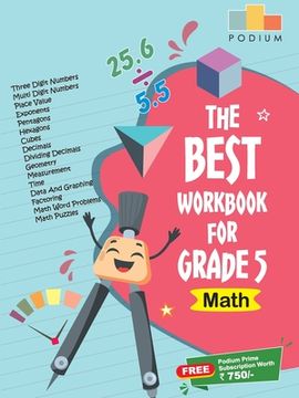 portada The Best Math Workbook for Grade 5 (en Inglés)