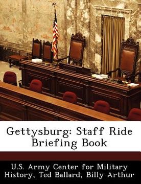 portada gettysburg: staff ride briefing book (en Inglés)