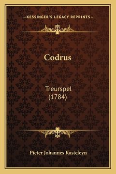 portada Codrus: Treurspel (1784)