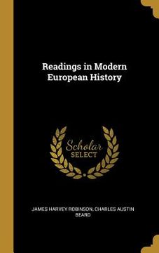 portada Readings in Modern European History (en Inglés)