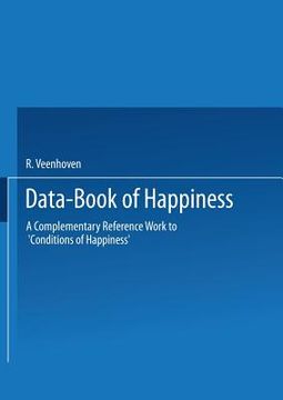 portada Data-Book of Happiness: A Complementary Reference Work to 'Conditions of Happiness' by the Same Author (en Inglés)