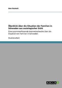 portada Überblick über die Situation der Familien in Schweden aus soziologischer Sicht (German Edition)